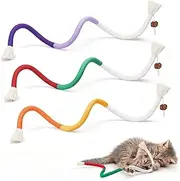 Celery Pets Cat Chew Rope, Catnip-Infused Organic Cotton Chew Rope Toys for Cats, Catnip Toys for Cats Rope Chew Toy & for Teeth Cleaning,Cat Toy Self-Entertainment Artifact,1set