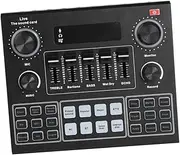 SECFOU Live Sound Recording Sound Card for Computer Phone Microphone Wireless Voice Changer