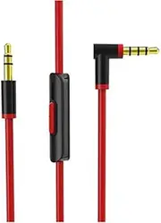 3.5mm Audio Cable Cord with Volume Control Microphone for Studio Mixr Solo 2/3