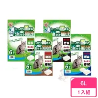 在飛比找momo購物網優惠-【IRIS】豆腐貓砂 6L(原味/咖啡/綠茶/竹炭)
