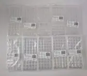 10 Pack Karter Scientific 208U2 Test Tube Racks, Plastic, 15/17mm, 50 Holes