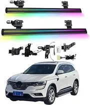 BJOHQ Electric Running Boards Compatible for Renault Koleos 2010-2016 with Light, SUV, Off-Road & Pickup Trucks - Retractable Truck Steps & Nerf Bars