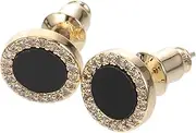 [LALADEFIEE] Minimalist Circle Earrings for Women Girls' Earring Studs for Occasions