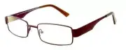 Calabria Vivid 313 Designer Reading Glasses in Dark Brown ; +0.75