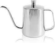 Abizarch Pour Over Kettle 350ml Spout Coffee Tea Pot with Handle Stainless Steel Coffee Kettle Portable Tea Kettle Multifunctional Pour Over Coffee Kettle for Home Office