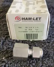 Ham-Let 766L SS 1/4 Compression Tube X 1/4 MPT 3001789 Stainless Steel Fitting