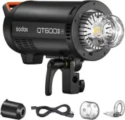 Godox QT400IIIM Studio Flash Strobe Light 2.4G Wireless LED Modeling Bulb LCD