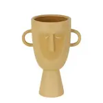 [Florabelle Living] Coltrane Stoneware Face Vase Sand
