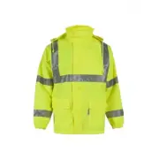 Viz 9100APK Air TexANSI Class 3 Parka , Two-Piece Elastic Cuff, M, Lime