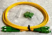 Qty-7 2M/6.56ft Single Mode Fiber Patch Cable - 2M SC/APC - SC/APC Duplex #73