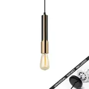 Snap Lighting Golda Metal Tube Downlight to Pendant Light Conversion Kit Vertical