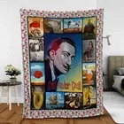 Salvador Dali Blanket, Surrealism Fleece Sherpa Throw Blanket
