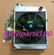 QLD For Mini Cooper S Radiator & fan Morris Moke,Countryman,Saloon 59-96 50mm
