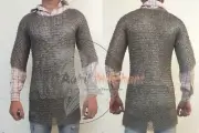 Chainmail Haubergoen Stainless Steel chainmail shirt 9mm Riveted Maille