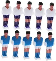 10Pcs Set Mini Foosball Player Figures Set Replacement Dolls for Table Soccer Realistic Foosball Athletes Compact Portable Tabletop Accessories for Fun Games