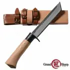 Hunting Knife Handmade Forged Hammered Chef Kitchen Knives Cleaver Outdoor Campi