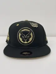 New Era Lids Black Panther Avengers Marvel With Pin Fitted Cap Hat 7 3/4