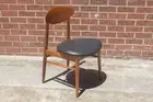 Dane Dining Chair - Solid Tasmanian Blackwood Timber - PU Padded Seat