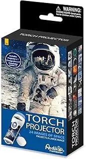 Space Large Torch Projector with 24 Images in 3 Discs, Ideal Kids STEM Education Toys, Starry Night Light, Decoration for Home Theater Ceiling Bedroom Party Living Room