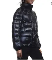 NWT UNIQLO +J Jil Sander Women Black Ultra LIGHT DOWN JACKET Packable w/a Pouch