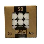 Unscented 9 Hour Tealight Home Decor Wedding 50pcs Tea Light Candle