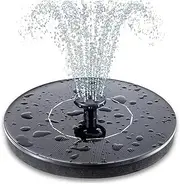 Outdoor Water Feature Solar Bird Bath Fountain Pump, Free Standing Floating Solar Powered Water Fountain Pump for Bird Bath。 Fountain Supplies