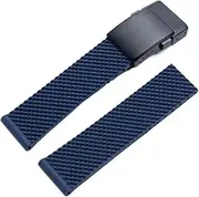 [BANDKIT] For Breitling Strap Soft Silicone Rubber Watch Band 22mm 24mm WatchBand Bracelet