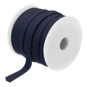 1/2 Inch Double Fold Bias Tape Continuous Bulk Bias Tape (Navy Blue 25 Yards)