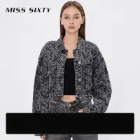 在飛比找蝦皮購物優惠-MISS SIXTY春秋新款牛仔外套女短版6W3WJ1360