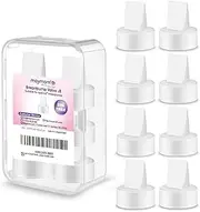 Maymom 8 Count Duckbill Valves for Spectra S1 Spectra S2 Spectra 9 Plus. Not Original Spectra Pump Parts Replace Spectra Duckbill Valve Not Original Spectra S2 Accessories Work w Spectra (White)