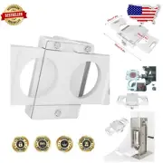 Manual Hamburger Press Maker - Dual Burger Forming Machine for Homemade Delights