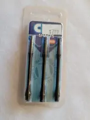NEW Harrows Black Medium Size Clic System Dart Shafts 1 set of 3 New Old Stock