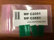 4 x Toner Chip for Ricoh Aficio MP C2051, MP C2551 Printer Refill