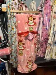 Strawberry Shortcake Pink Plush Throw Blanket. 60"x70". Nwt