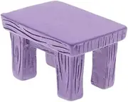 KONTONTY Doll House Model Miniature Stool Resin Mini Chair Table Micro Landscape Decor Plant Holder Present