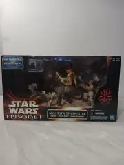 Hasbro Star Wars Episode I Mos Espa Encounter Sebulba, Jar Jar Binks, Anakin...