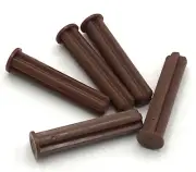 Lego 5 New Reddish Brown Technic Axle 3L with Stop Pieces