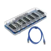 New SCART Distributor Converter Video 6 In 1 Out Automatic EUR Divider