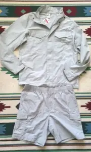 NEW Mens Nike Sportswear Woven M65 Jacket & Shorts Grey NWT $160 Retail