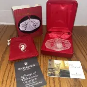 Waterford Crystal Ornament, Songs of Christmas Hark The Herald Angels Sing 1998