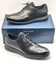Cole Haan Men’s 2 Zerogrand Laser Wingtip Oxford Leather Dress Shoe [Black] US 9