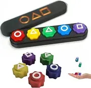 Ceeyoll Korean Game Stones Game, Gongg Korean Game, Gonggi Stoes Game, Gonggi Stones Game, Gongg Korean Game, Hand Game with Colourful Stones for Coordination Training for Entertaining People