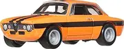 Hot Wheels JBM04 Fast and Furious Alfa Romeo Julia Sprint GTA Vehicle Toy Mini Car 3 Years Old and Up Orange