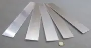 6061 T6 Aluminum Bar, 3/32" (.094") Thick x 2.0" Wide x 12" Length, 5 Units