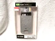 CM Slim iPhone 5/5s I.D. Case Silver Glitter - New In Package
