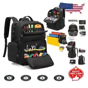 Premium Tactical Tool Storage Backpack with Padded Support & 3 Removable Pouches