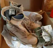 NEW Army Desert Temperate Weather Work Combat Boots Military Bates Tan 4.5N