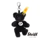 STEIFF德國金耳釦泰迪熊 Pendant Mini Teddy Bear Keyring Black 經典吊飾_黃標