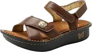 [Alegria by PG Lite] Alegria Women Kelsi Cross Strap Adjustable Leather Sandal