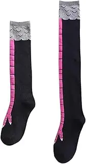 [kowaku] 2 Pair Chicken Feet Socks Knee Socks and Calf Socks for Sport, Party, Festival